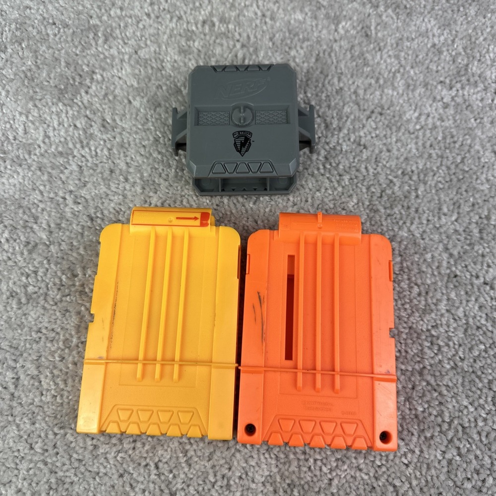 Genuine NERF N-Strike Flip Clip & 2 Magazines